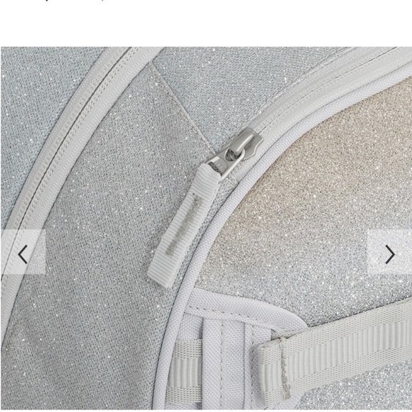 Pottery Barn Kids Silver and Tan Backpack Set NWT